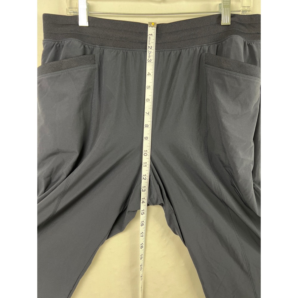 T by Talbots Jogger Pants Women LP Blue Excellent Lined Stretch Activewear - Picture 4 of 9